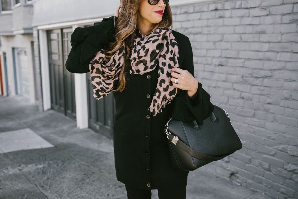 Cheetah print scarf
