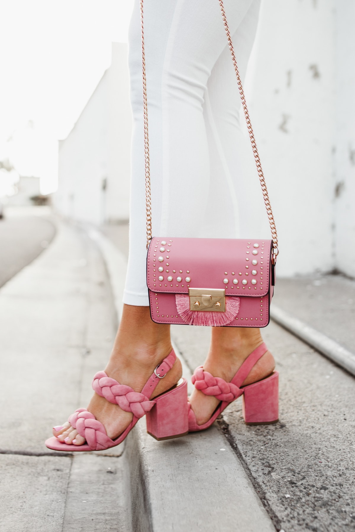 Pops of pink Sandal