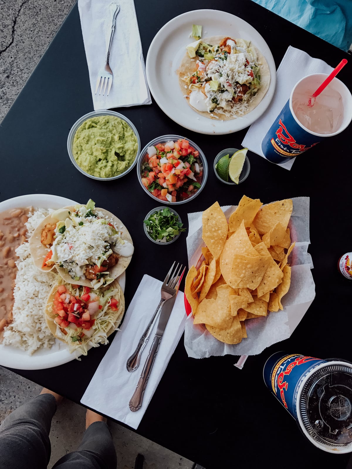 Baja Fish Tacos - our favorite place for shrimp or fish tacos in Orange County