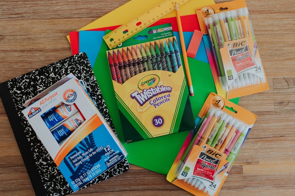 school supplies for kids