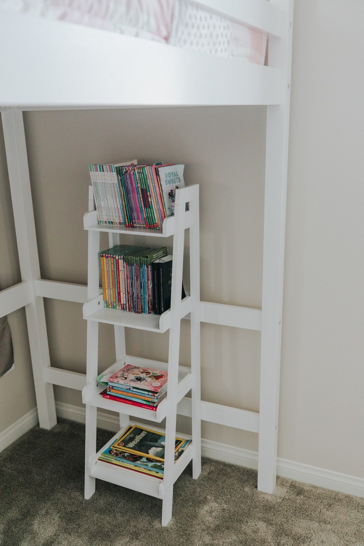 book shelf ladder