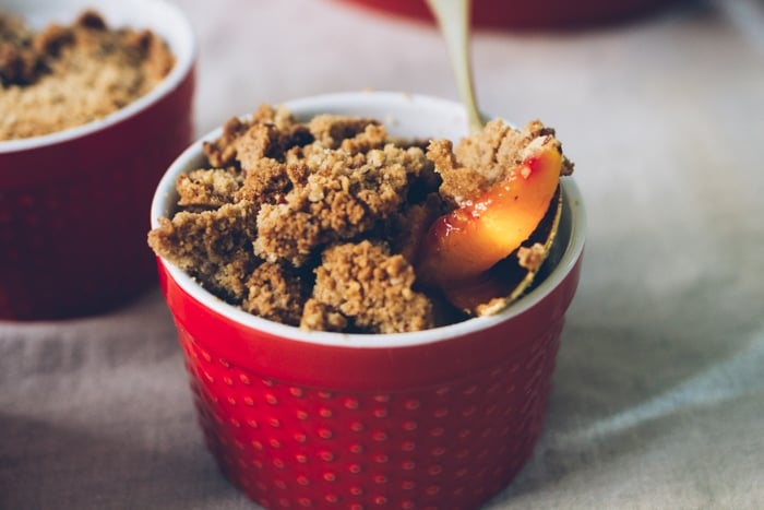 perfect peach crisp