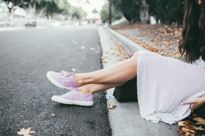 superga chalky pink sneakers