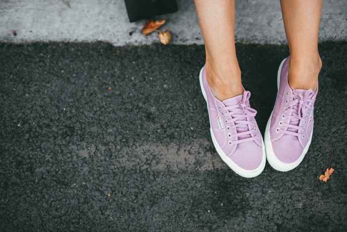 superga chalky pink sneakers