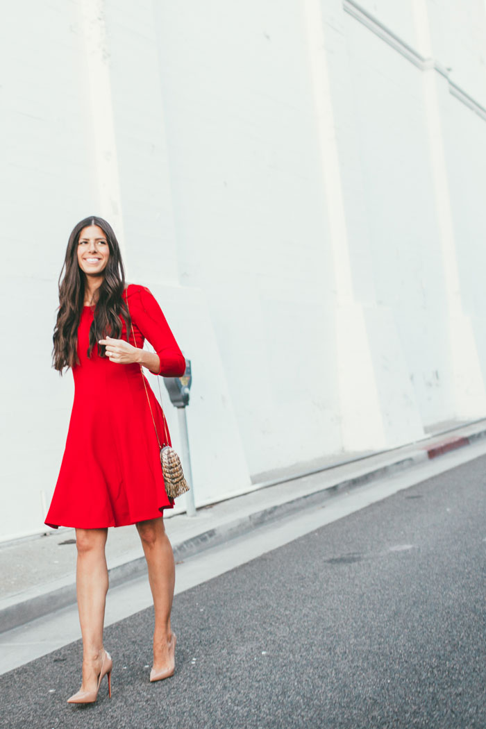 anthropologie-red-dress