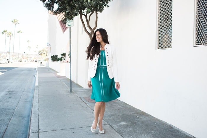 modcloth green dress