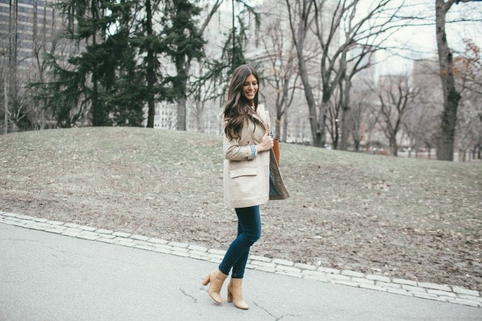 jcrew chatea trench coat - so cute for spring and even has a hood!