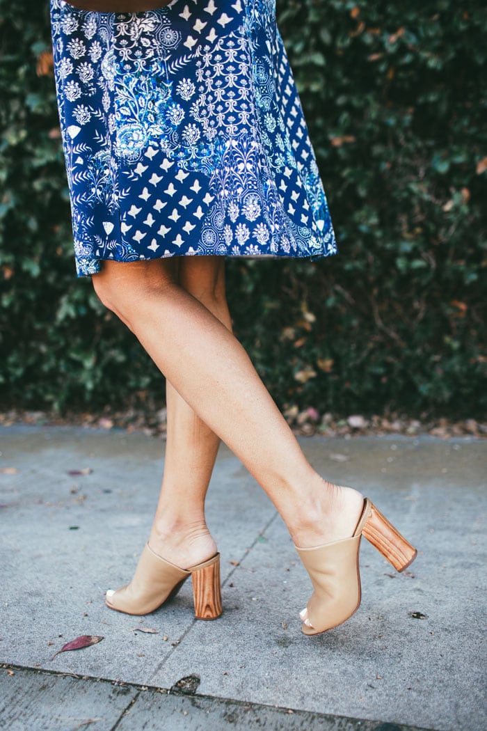THE most comfy mules - and I'm obsessed with the wood grain heel!