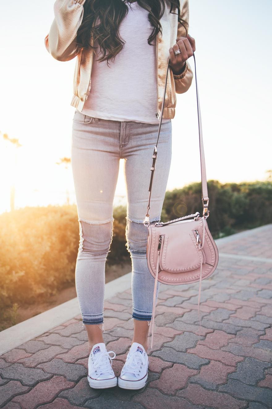 Pink Crossbody Bag