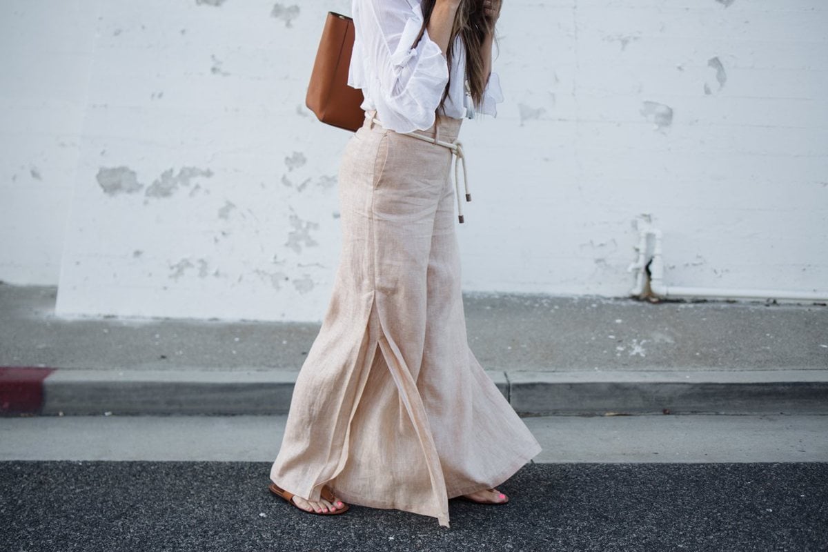 summer linen ruffles