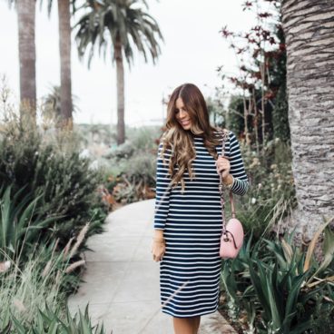 j. crew labor day sale striped dress