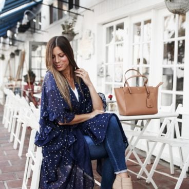 anthropologie blue duster