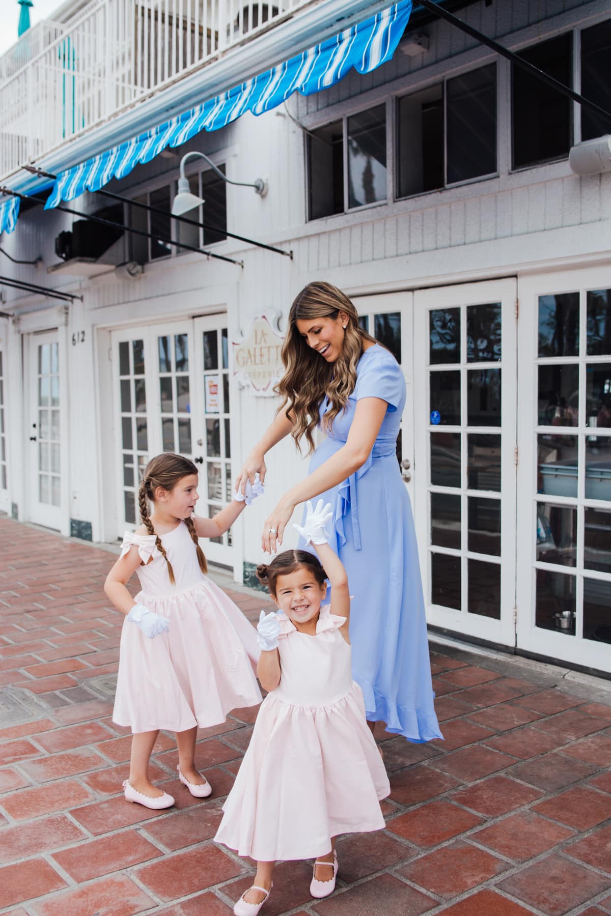 blue easter dress