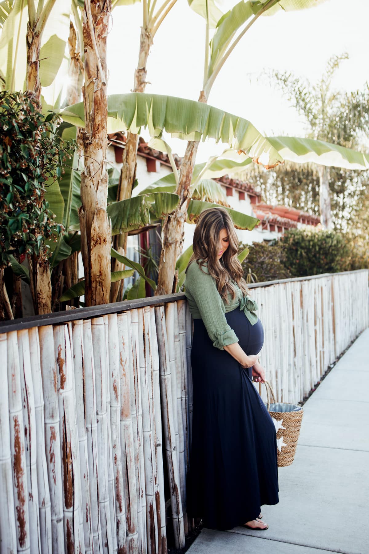 maternity maxi dress