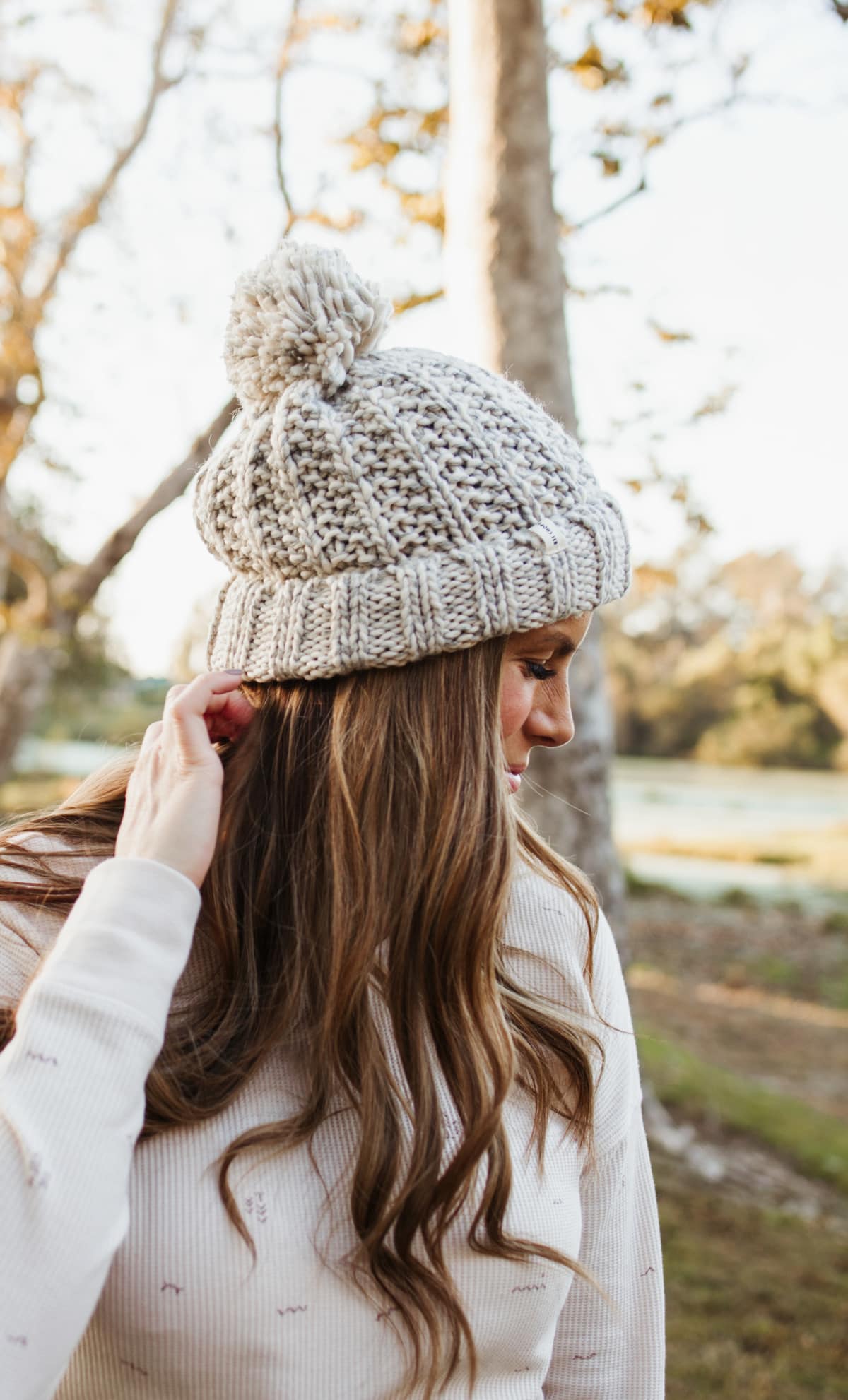womens knit beanie hat