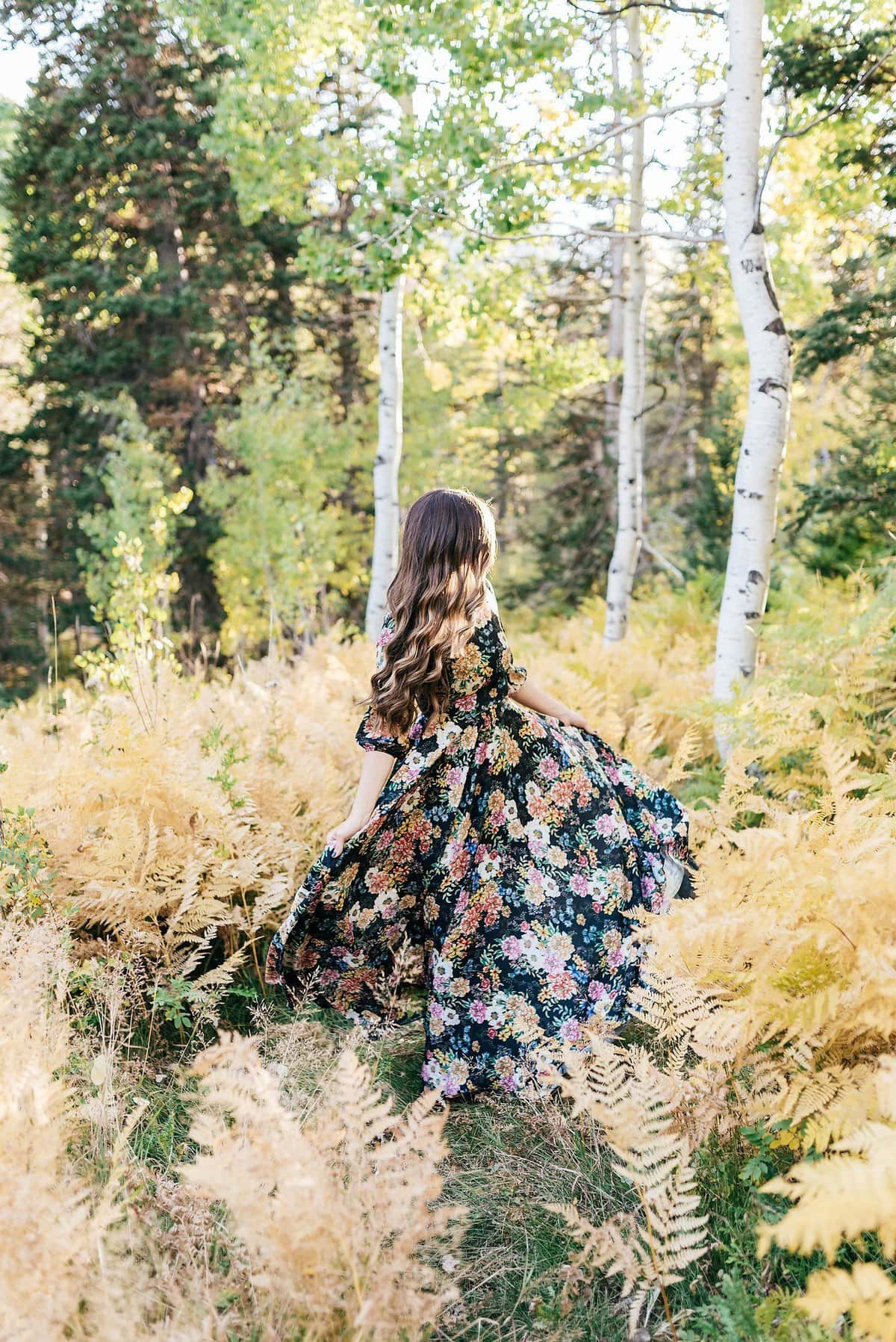 floral maxi dress for easter