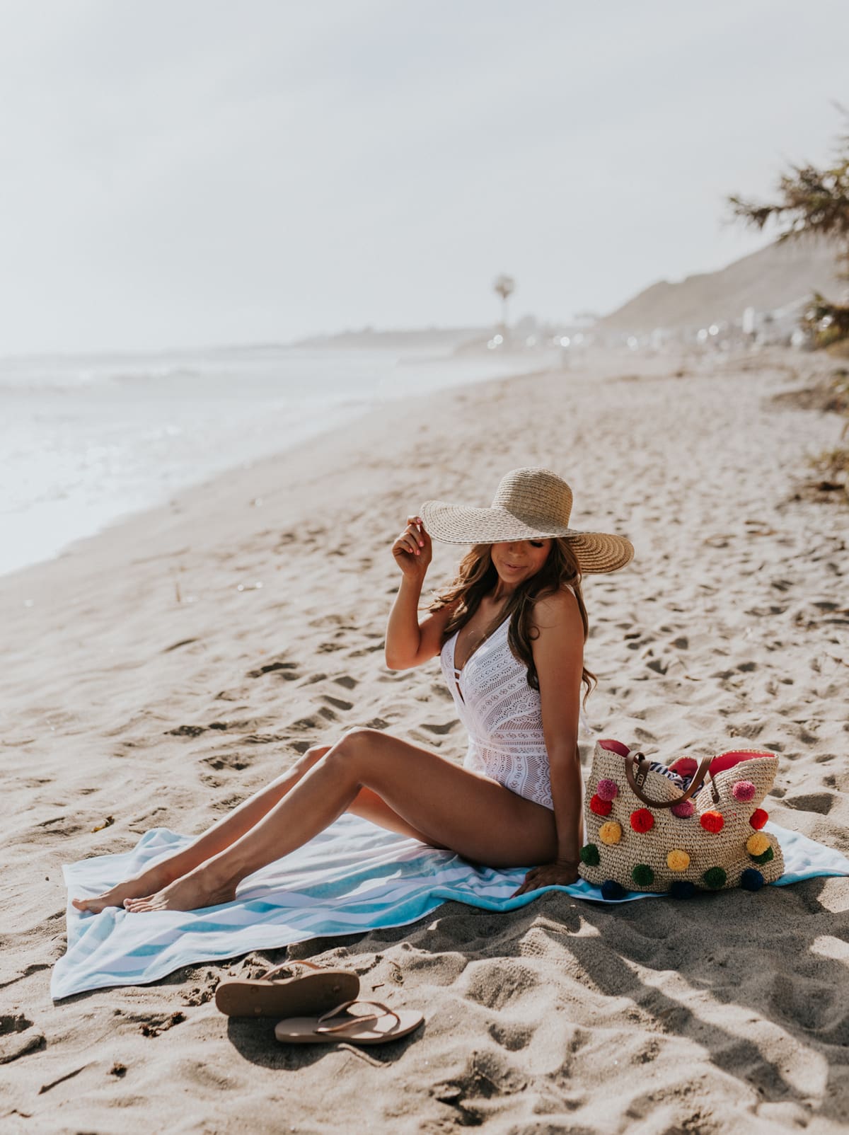 white one piece swimsuit