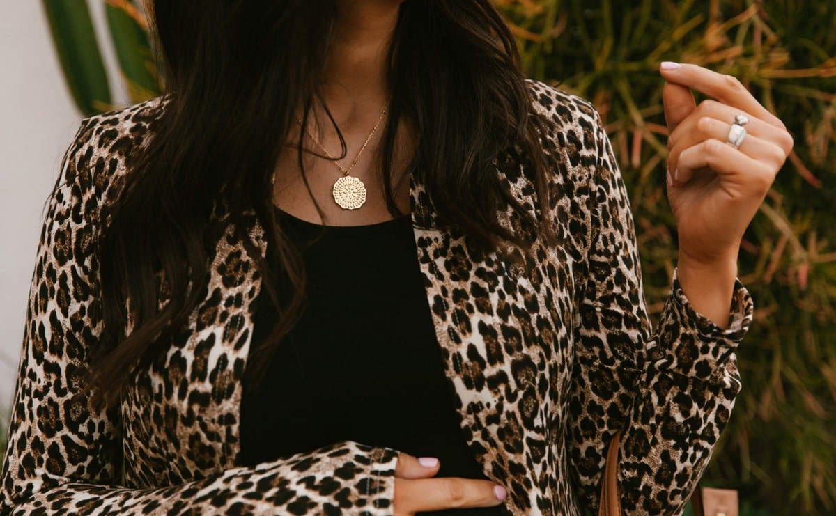 leopard duster cardigan amazon