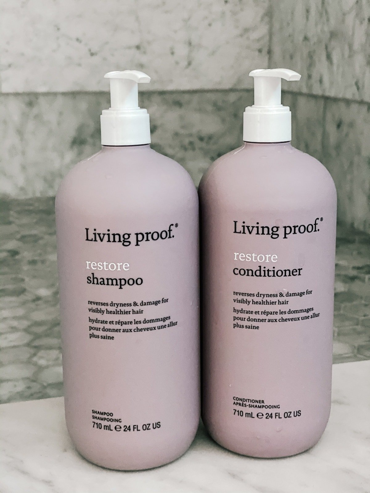 living proof restore shampoo and conditioner qvc