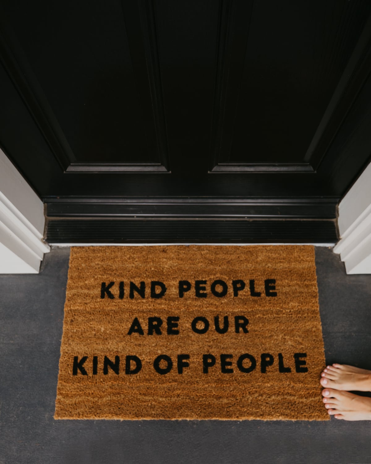 welcome mat for front door from qvc