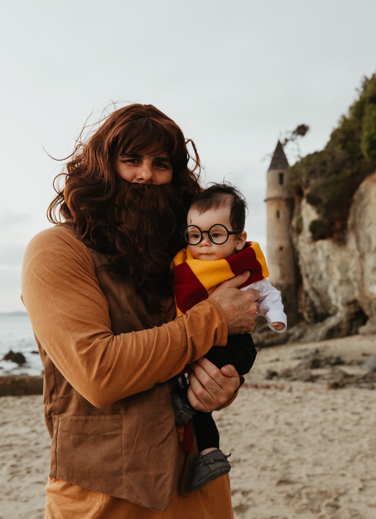 hagrid and baby harry potter costume