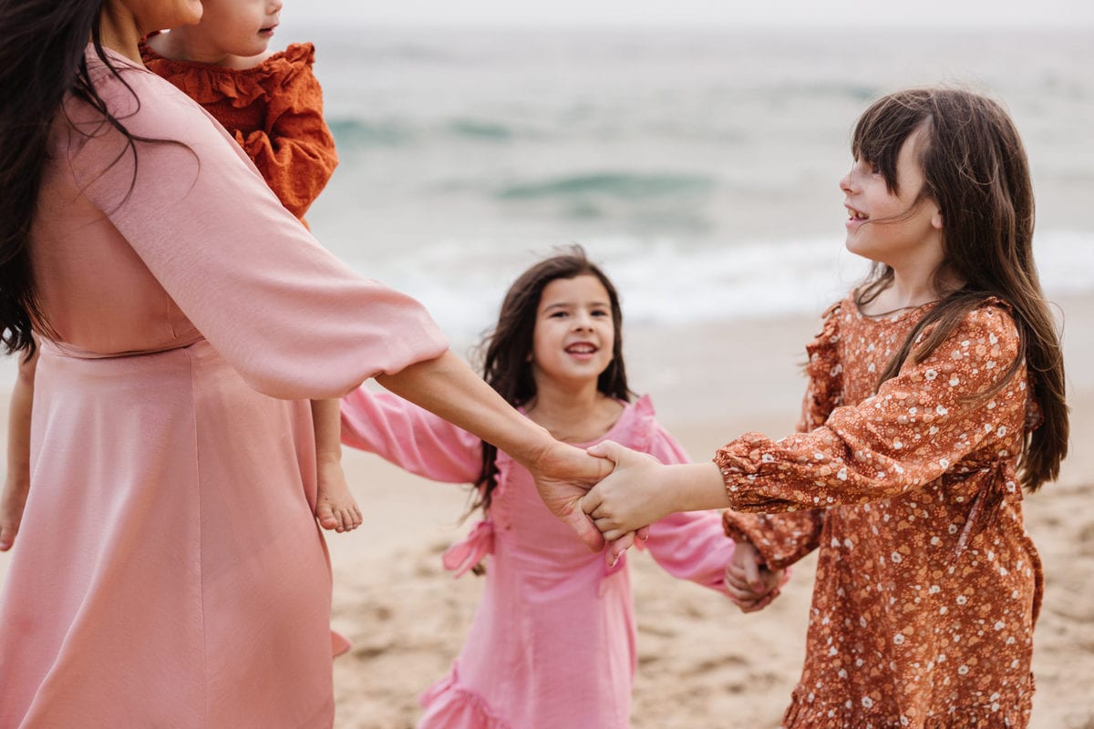 mother and daughters