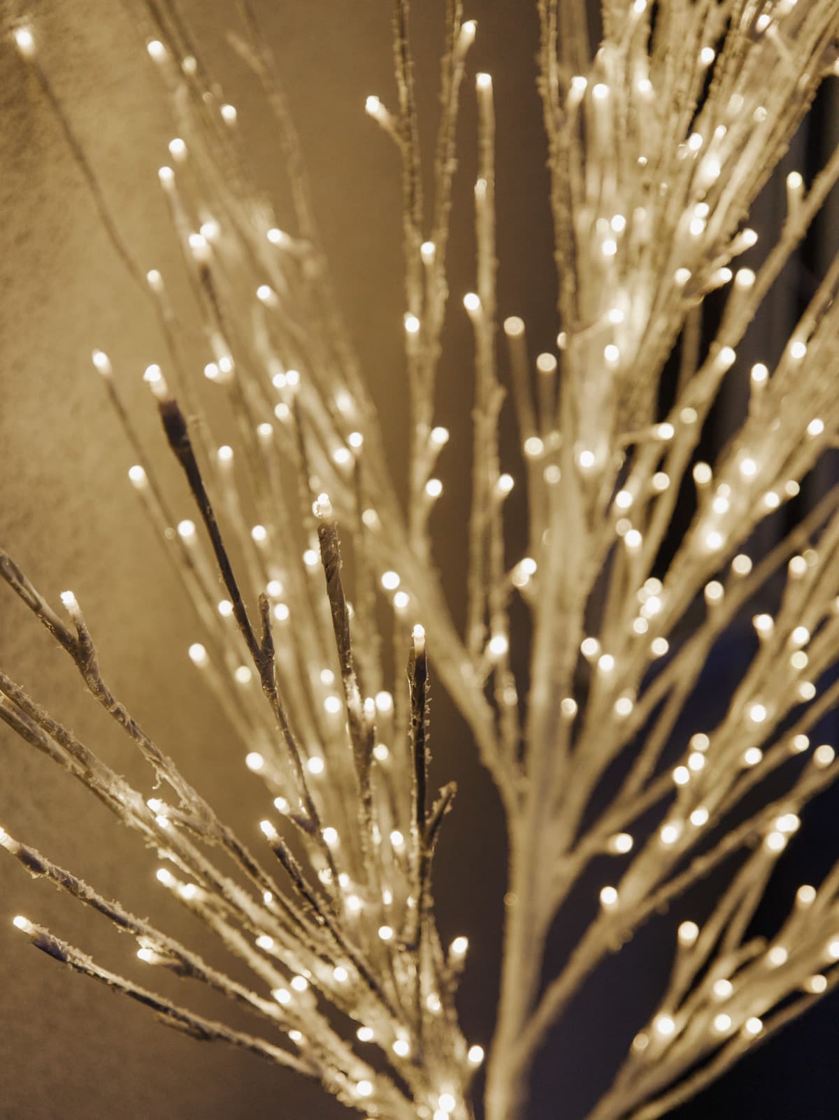 light up white twig trees for porch