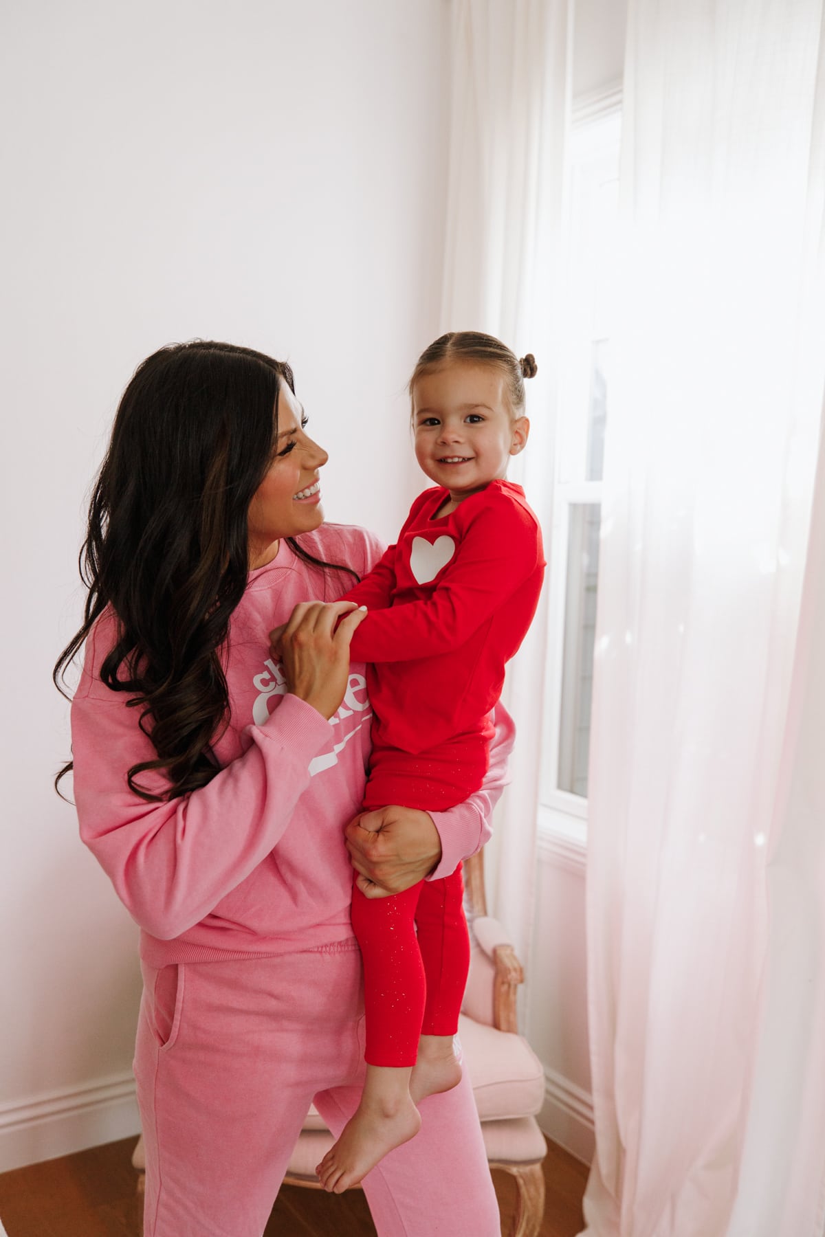 little girls valentine's day sweatsuit