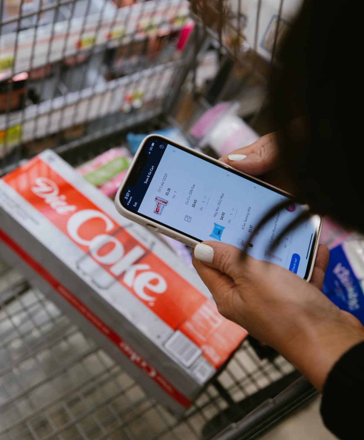 walmart plus scan and go groceries