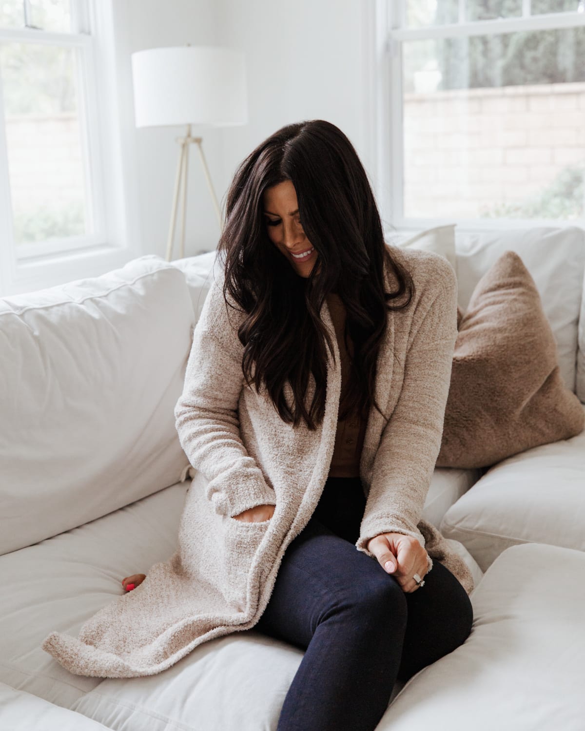 cozy barefoot dreams cardigan