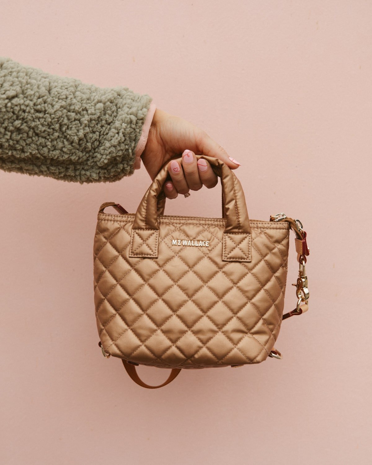 gold mz wallace micro bag