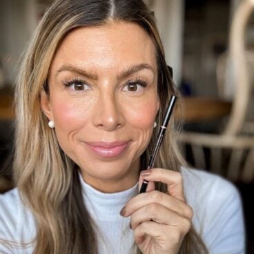 Corrine-holding-Anastasia-Brow