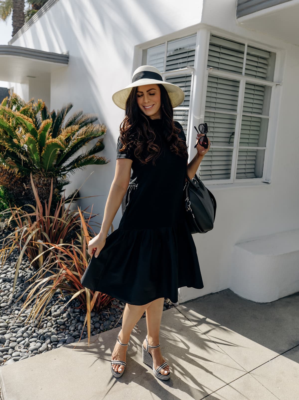 black dress for spring