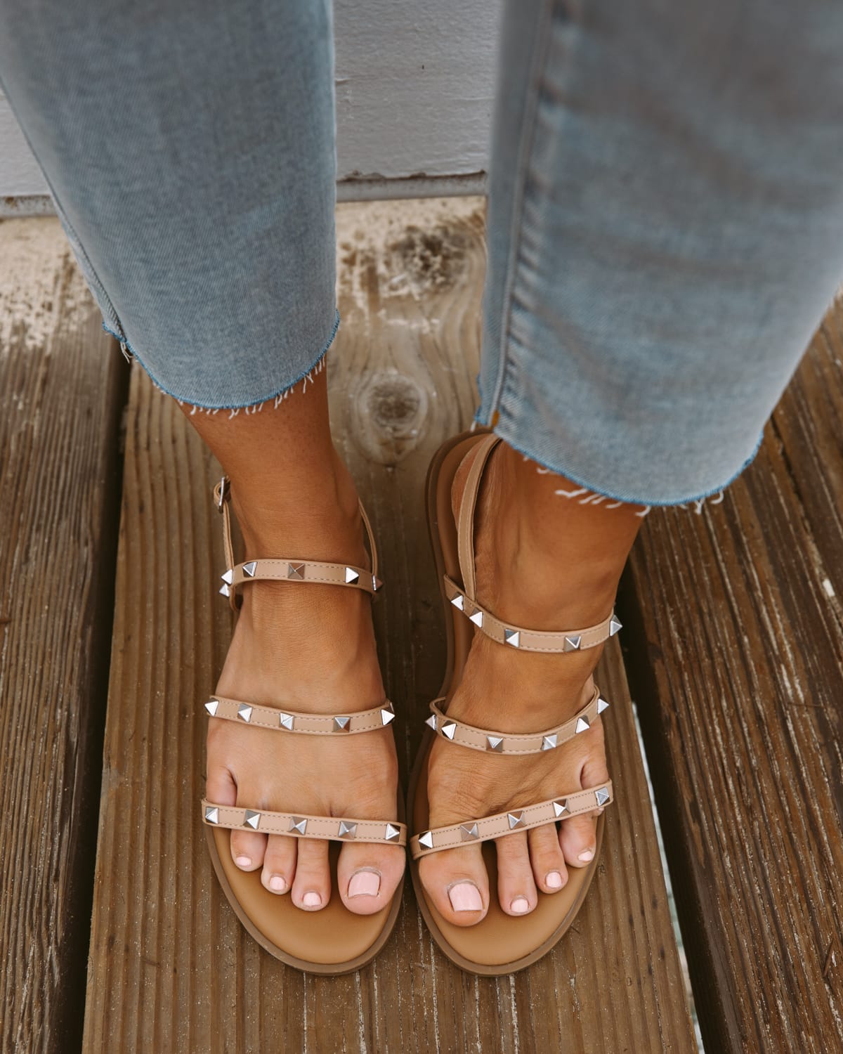 nude gladiator sandals from kohl's