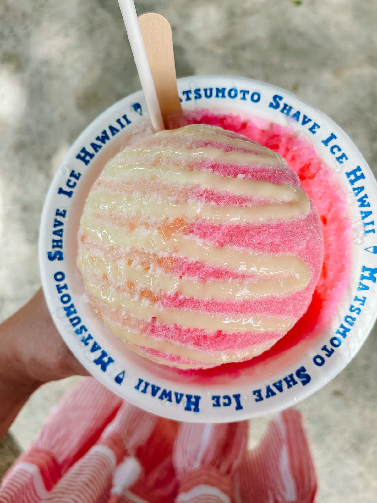Oahu shave ice
