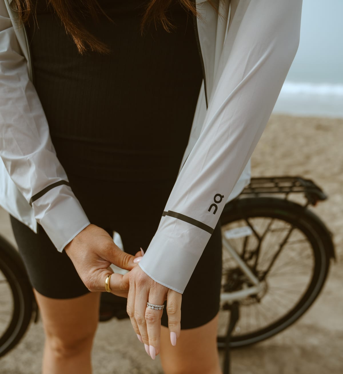 reflective cycling jacket