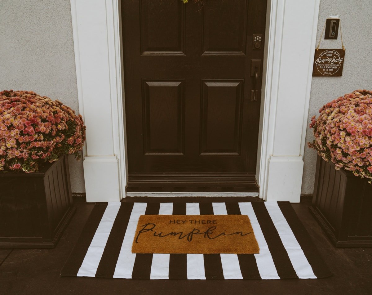 hey there pumpkin doormat