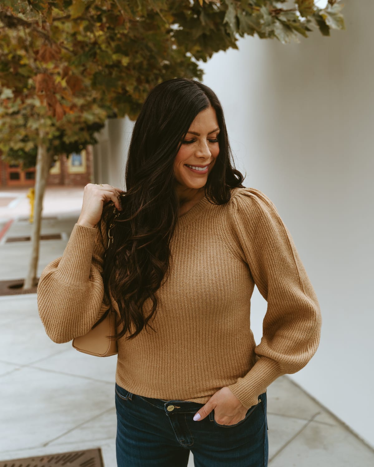 balloon sleeve sweater - fall clothes