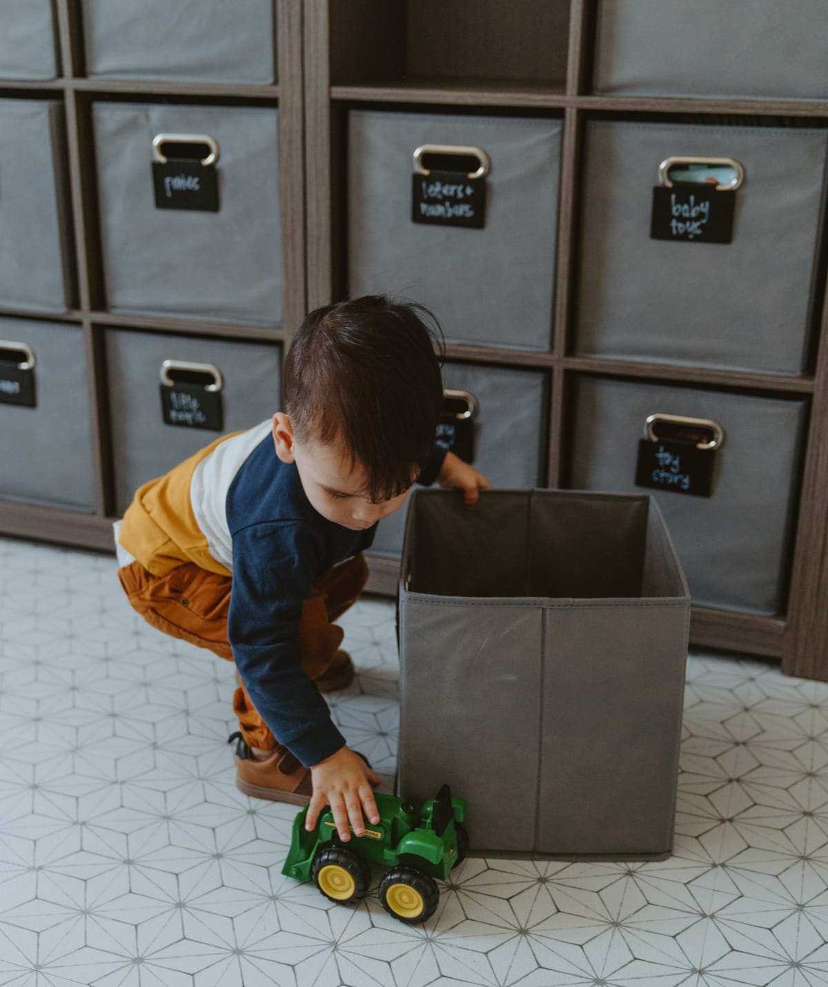 bins for organization