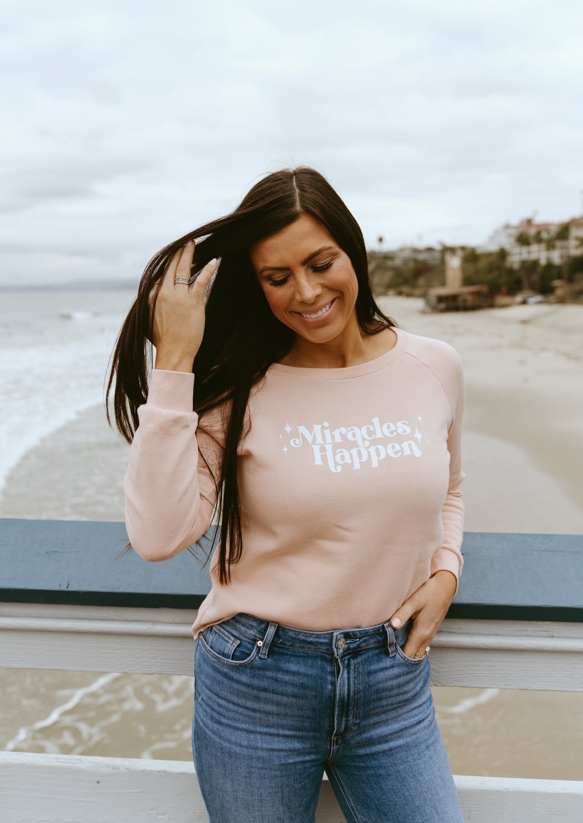 miracles happen sweatshirt