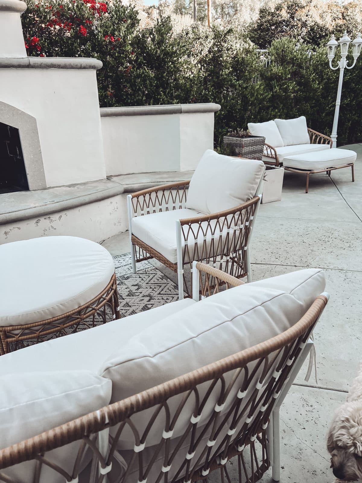 designer patio furniture dupe