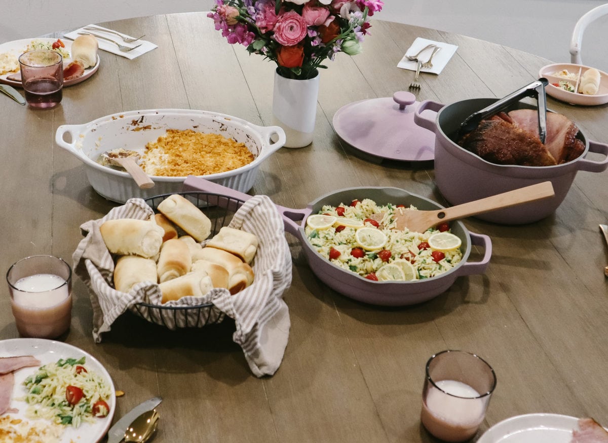 Our Place Always Pan and Perfect Pot in the table