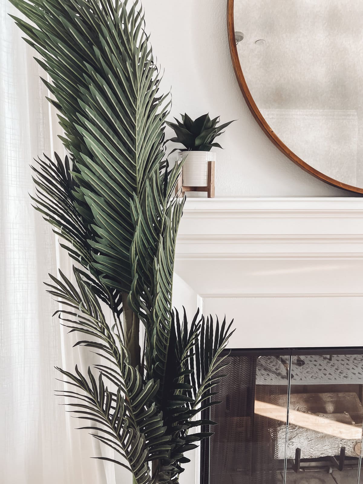 faux palm tree