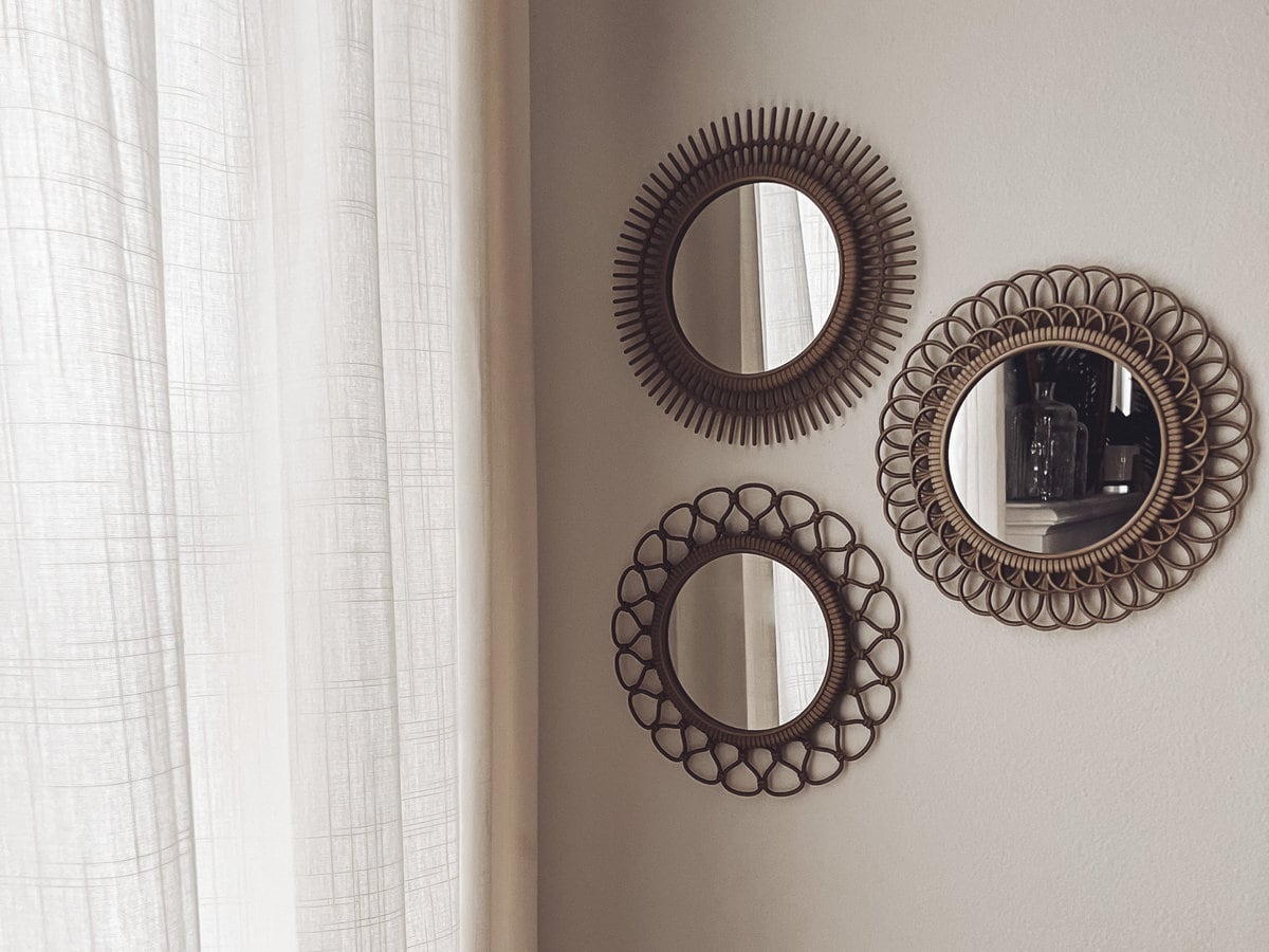 boho mirrors 