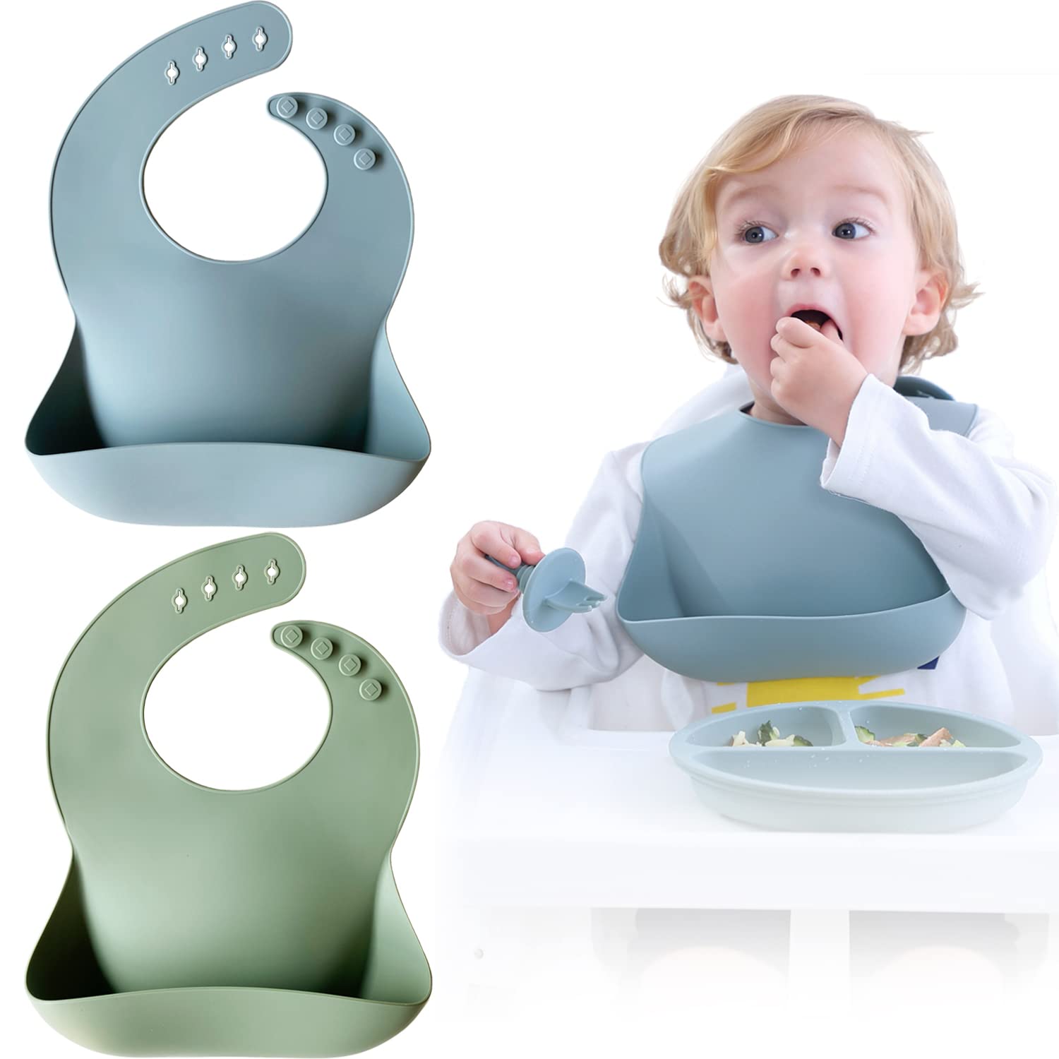 silicone baby bibs