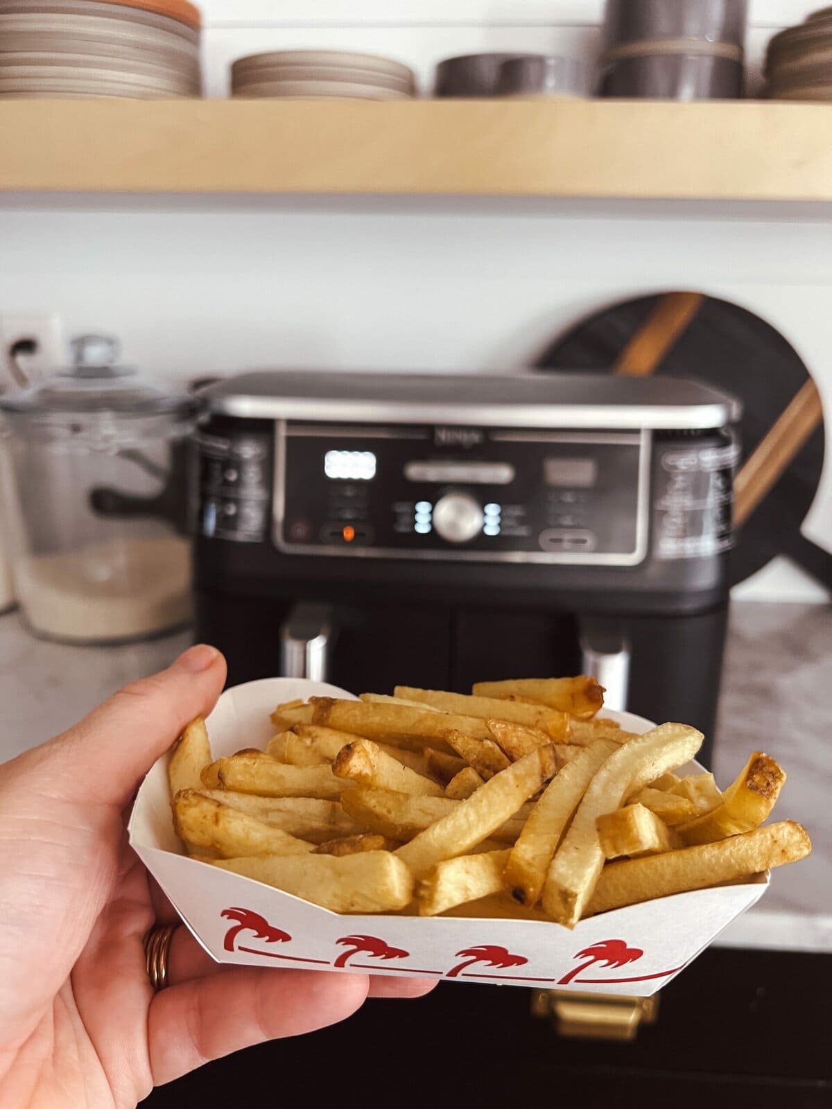 how to warm french fries