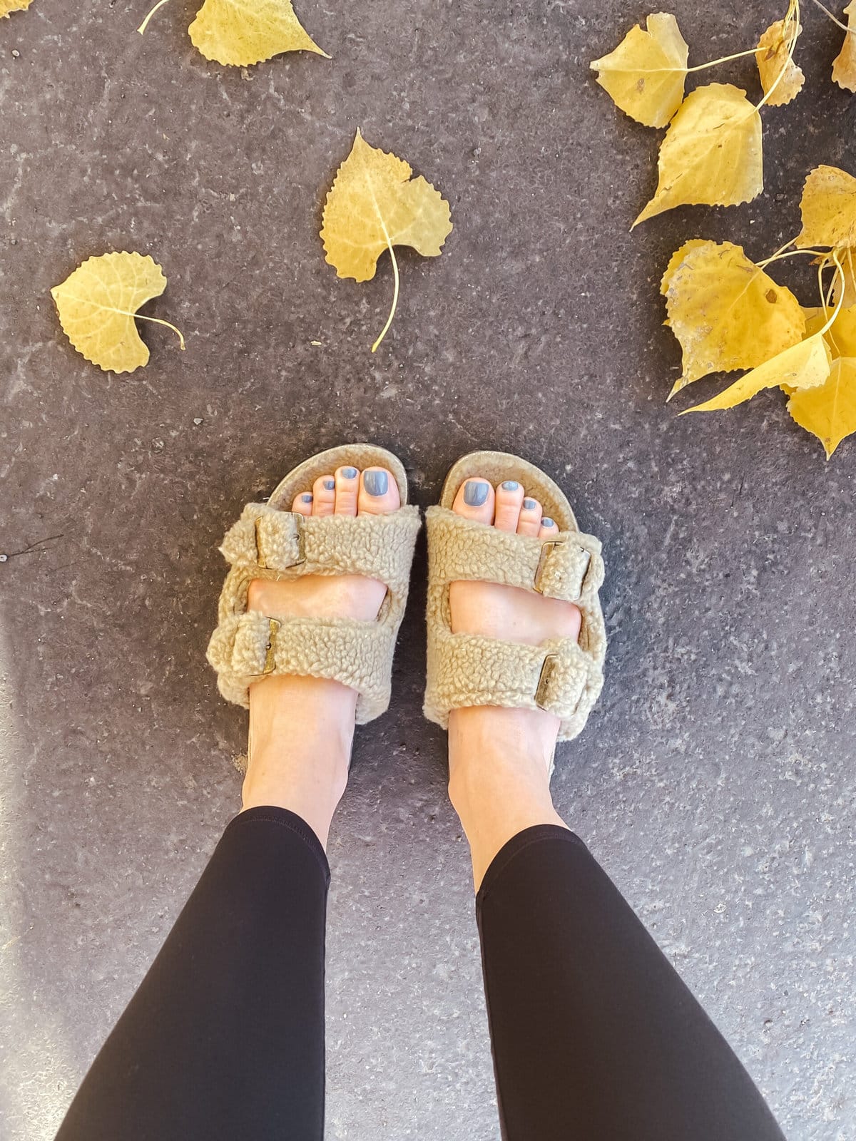 sherpa sandals 