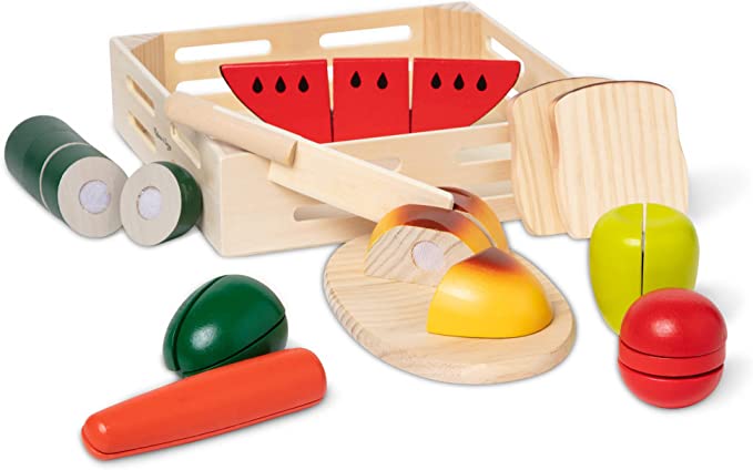 wooden play food