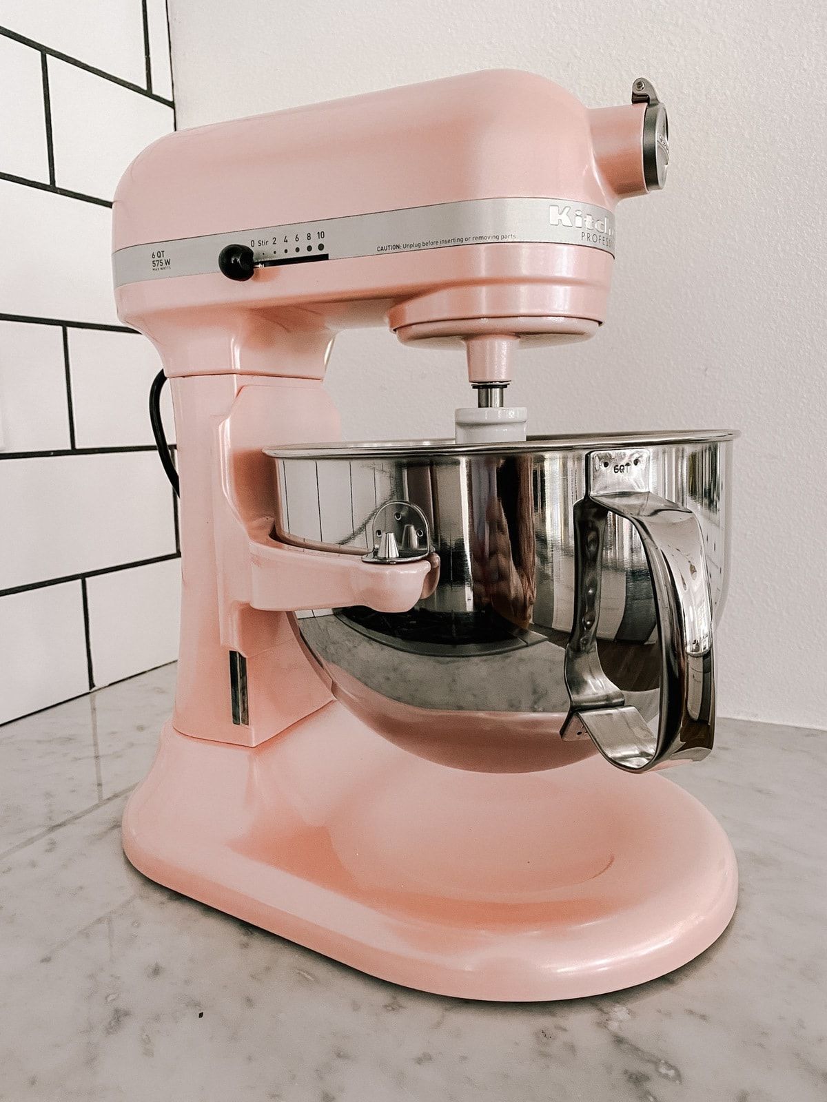 pink kitchenaid mixer