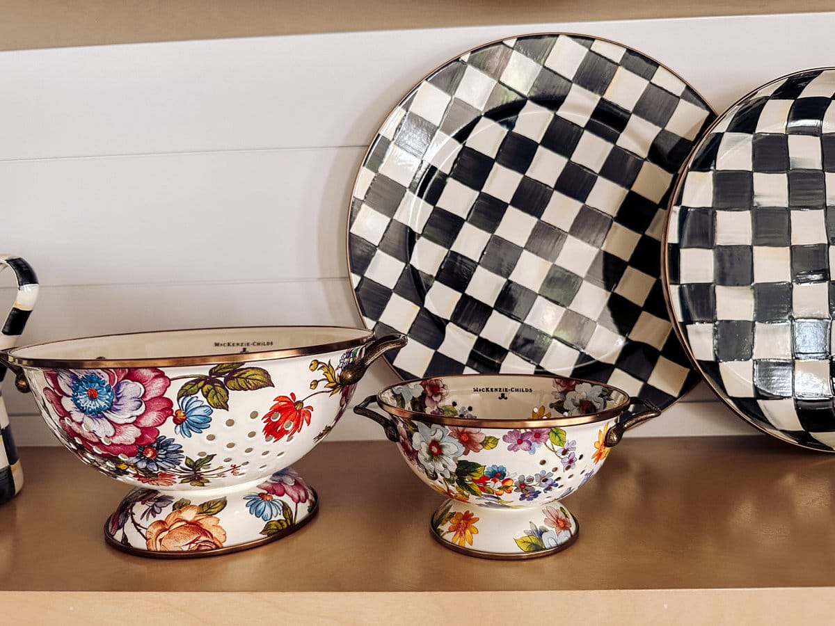 mackenzie childs dinnerware 